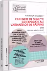 Admiterea in notariat. Culegere de subiecte cu explicatii ale variantelor de raspuns - 2024 - Carmen Nicoleta Barbieru, Diana-Geanina Ionas