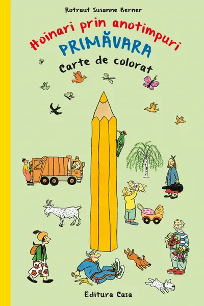 Carte de colorat - Hoinari prin anotimpuri. Primăvara