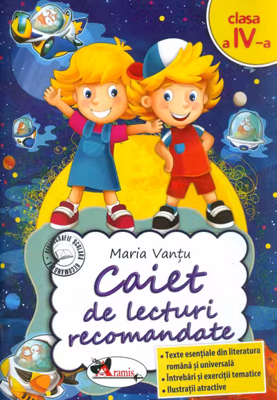 Caiet de lecturi recomandate - Clasa a 4-a