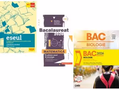 Pachet Bacalaureat 2026. Eseul. Pregatire individuala pentru proba scrisa, Matematica M-stiintele-naturii si M-tehnologic si Biologie. Notiuni teoretice si teste pentru clasele 11-12 - Liliana Paicu, Mihai Monea, Silvia Olteanu