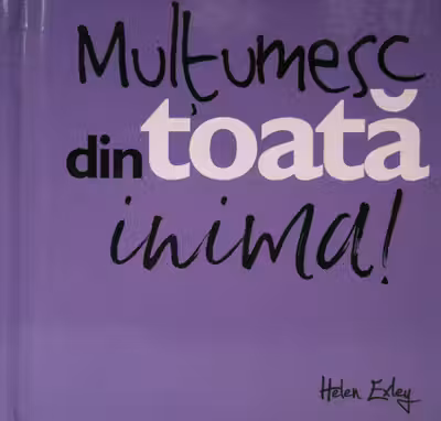 Multumesc din toata inima!