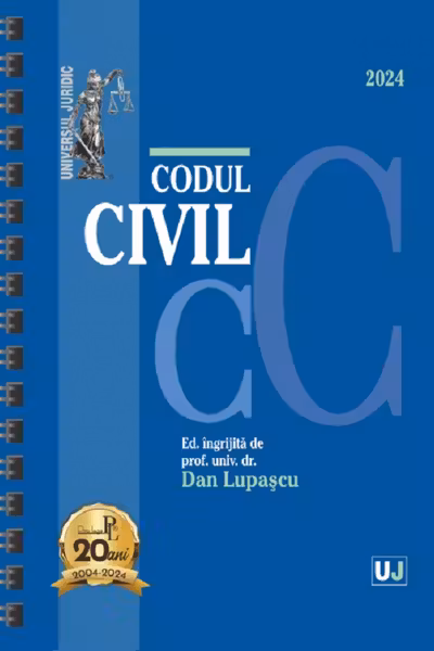 Codul civil Ianuarie 2024 Ed. Spiralata