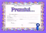 Diploma scolara de acordare a PREMIULUI... (DLFD007B)