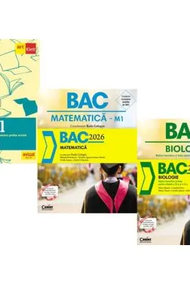 Pachet Bacalaureat 2026. Eseul. Pregatire individuala pentru proba scrisa, Matematica si Biologie. Notiuni teoretice si teste pentru clasele 9-10 - Liliana Paicu, Radu Gologan, Silvia Olteanu
