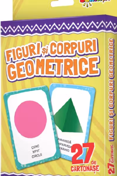 27 de cartonase. Figuri si corpuri geometrice