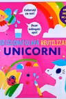 Unicorni - Carte de colorat cu apa, reutilizabila