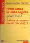 Proba scrisa la limba engleza gramtica