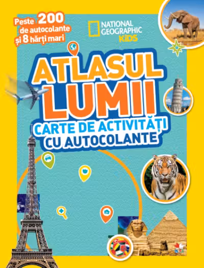 ATLASUL LUMII. Carte de activitati cu autocolante