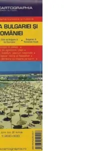 Coasta Bulgariei și României. Harta turistică și rutieră