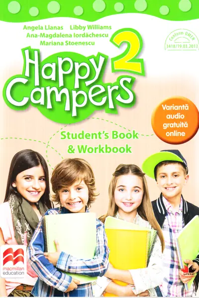 Happy campers Student book workbook clasa a 2-a