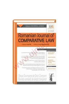 Romanian journal of comparative law no. 2/2015