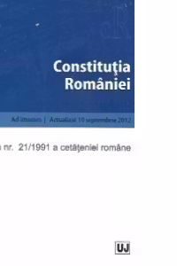 Constitutia Romaniei - ad litteram. Actualizat 10 septembrie 2012