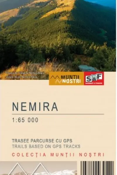 Munții Nemira. Harta de drumeție. Munții noștri