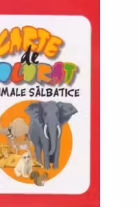 Carte de colorat. Animale salbatice