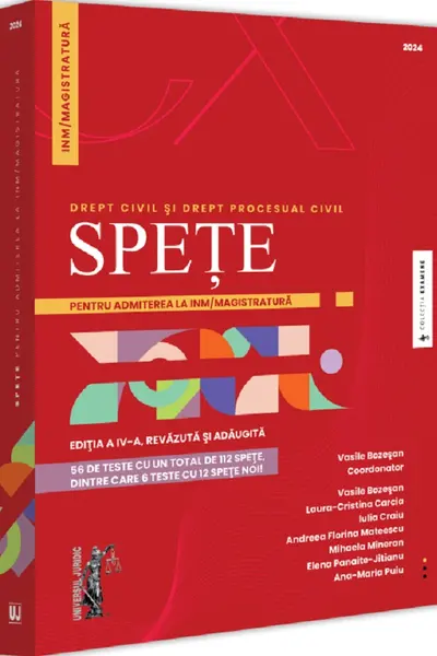 Spețe pentru admiterea la INM/magistratură. Drept civil și drept procesual civil Ed.4