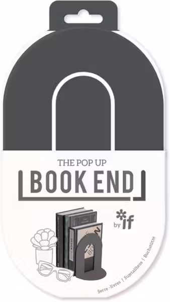 The Pop Up Book End: Charcoal