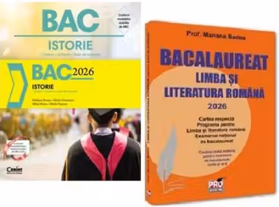Pachet Bacalaureat Limba si literatura romana si Istorie - Mariana Badea, Marilena Bercea