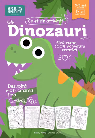 Caiet de activitati Dinozauri