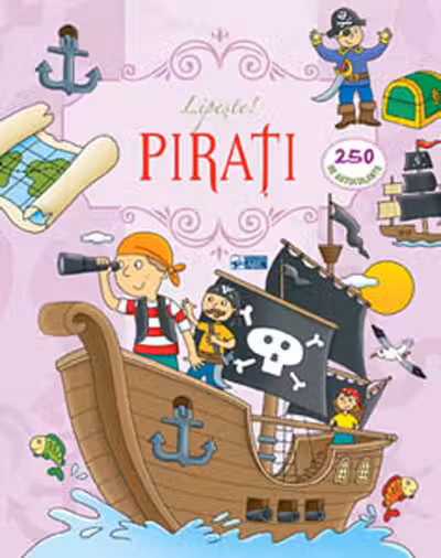 Lipeste pirati. 250 de autocolante