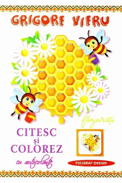 Citesc si colorez cu autocolante / Fagurasi / G. Vieru