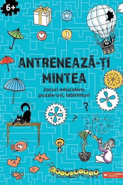 Antreneaza-ti mintea. Jocuri educative puzzle labirinturi (6 ani+)