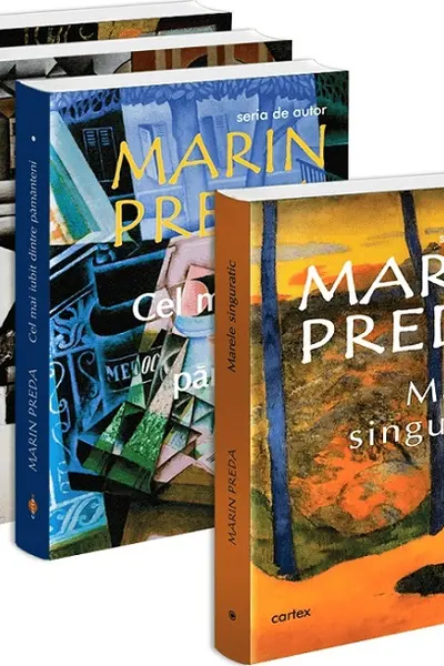 Pachet 4 cărți: Marin Preda. Marele singuratic + Cel mai iubit dintre pământeni 3 Vol.