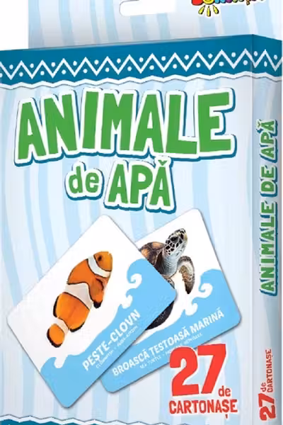 27 de cartonase. Animale de apa