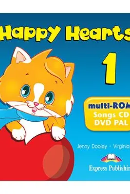 Curs limba engleza Happy Hearts 1 Multi-ROM - Jenny Dooley, Virginia Evans