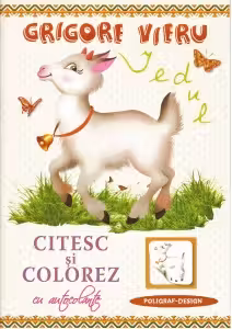 Citesc si colorez cu autocolante - Iedul