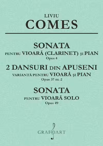 Sonată pentru vioară (clarinet) și pian op. 4, 2 dansuri din Apuseni, op. 37 nr. 2