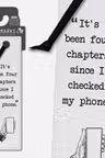 Literary Bookmarks: Checked My Phone