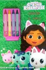 GABBYS DOLLHOUSE. DESENAM CU GABBY. Carte de desenat cu 4 creioane cerate