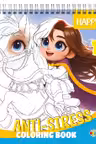 Anti-stress - Coloring book - Happy