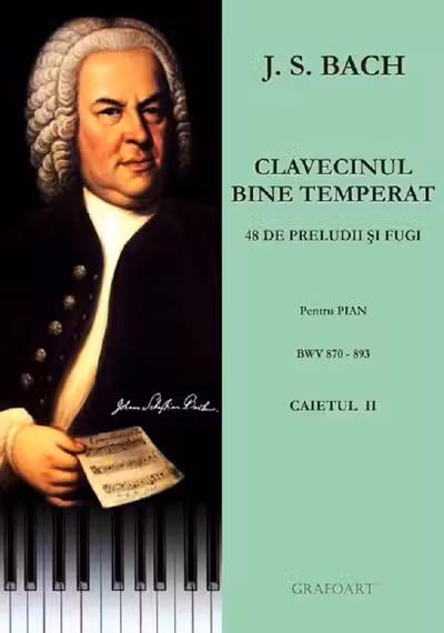 Clavecinul bine temperat pentru pian. Caietul 2
