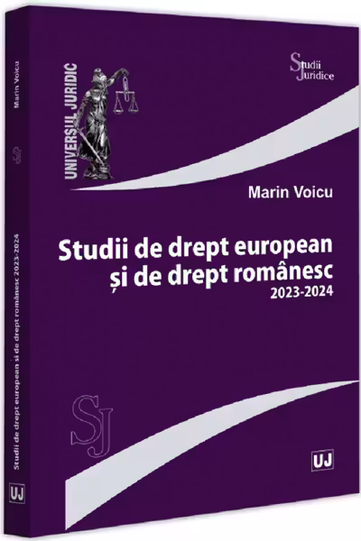 Studii de drept european si de drept romanesc 2023-2024