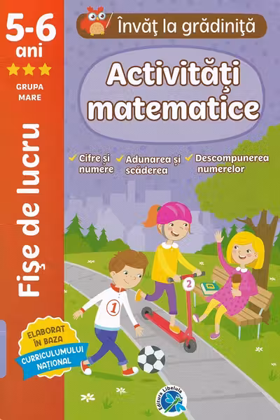 Activitati matematice 5-6 ani - Fise de lucru - Grupa mare