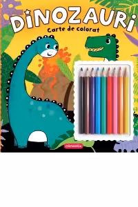 Dinozauri carte de colorat