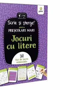 Jocuri cu litere • pentru prescolari mari