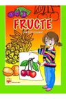 Fructe. Carte de colorat.