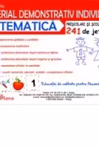 Material demonstrativ individual - Matematica - Prescolari si scolari mici 241 de jetoane