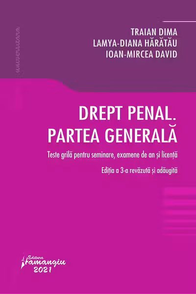 Drept penal. Partea generală Ed.3