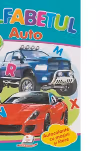 Activitati distractive Alfabetul auto. 59 autocolante