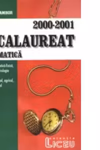 Bacalaureat - Matematica 2000 - 2001