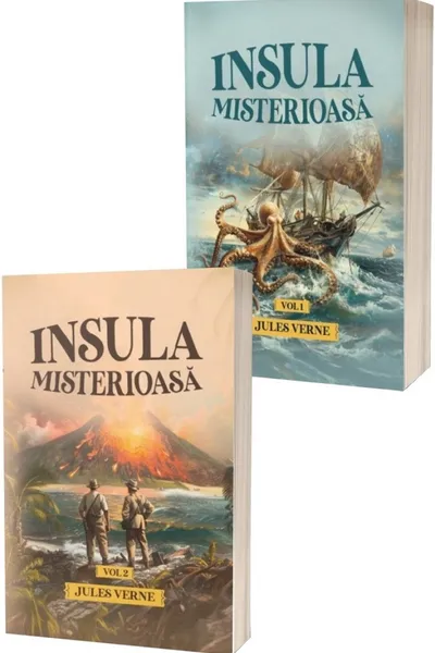Pachet 2 Volume: Insula misterioasă