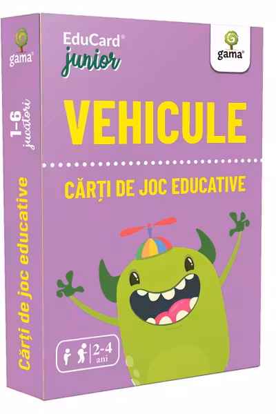 Carti de joc educative - Vehicule