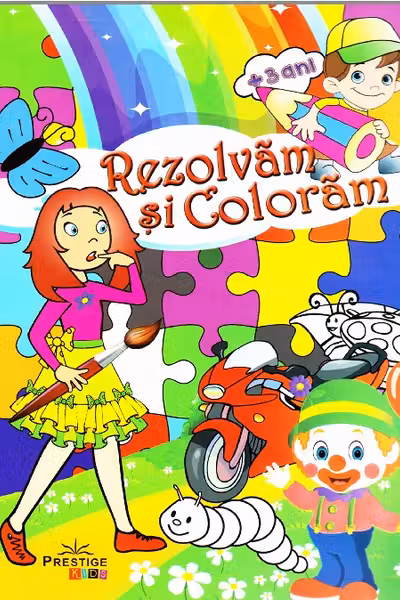 Rezolvăm și colorăm 3 ani+