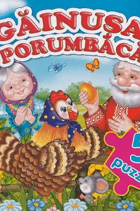 Carte cu puzzle Gainusa porumbaca