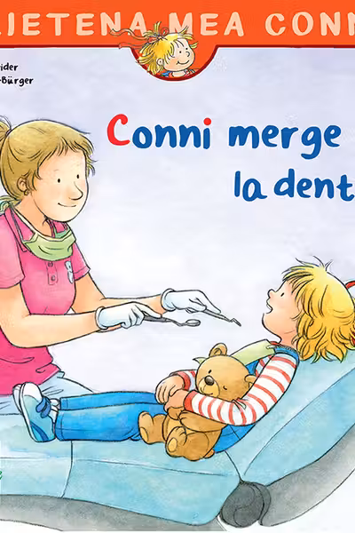 Conni merge la dentist