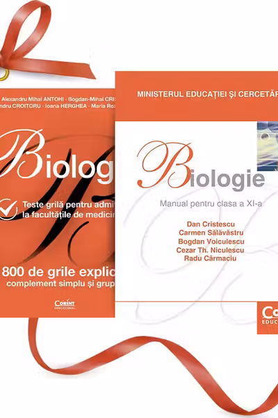 Pachet Biologie teste grilă admitere medicină + Manual Biologie a XI-a Niculescu