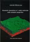 Atomistic simulation of oxide materials with catalytic properties